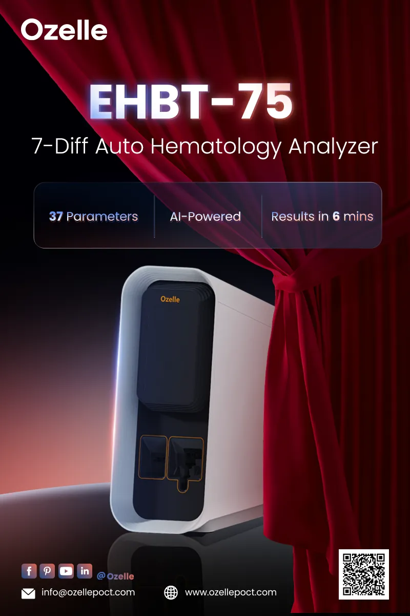 Schalte eine neue Ära in der Blutdiagnose mit Ozelles EHBT-75-Analysator von Ozella frei